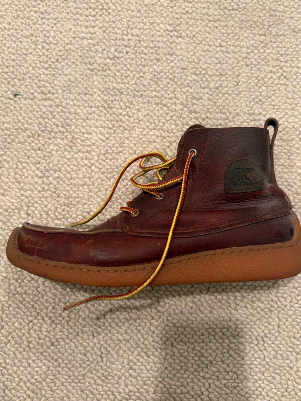 Sorel Men’s Dark Brown Leather Chukka Boot with Tan Sole